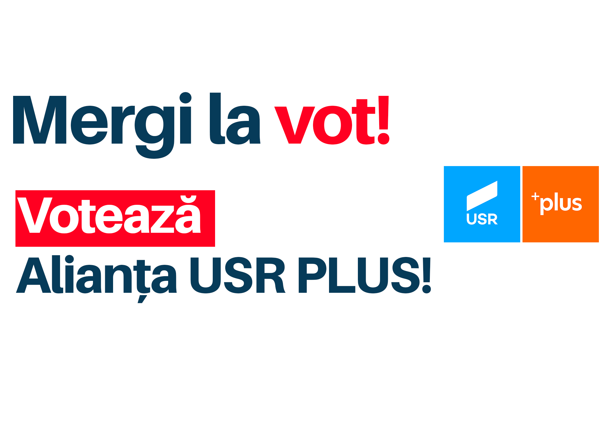 Mergi la vot! Votează Alianța USR PLUS pe 6 decembrie! - Est News